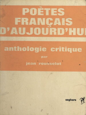 cover image of Poètes français d'aujourd'hui
